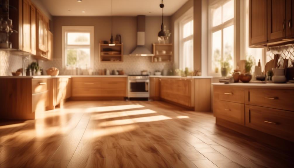 budget friendly wood inspired kitchen tiles