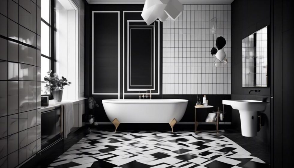Picture of 5 Best Modern Geometric Bathroom Tile Designs | Oakville And GTA