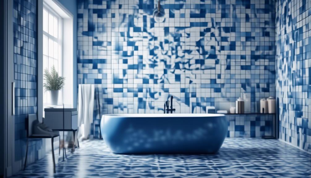 geometric tiles for bathroom remodels