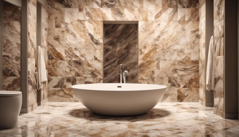 varieties of bathroom tile