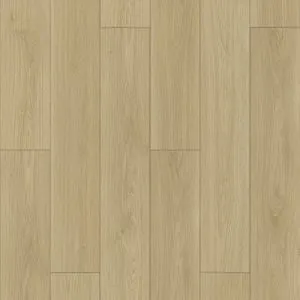 Light wooden floor with planks