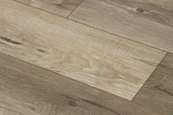 Wooden floor with natural texture.
