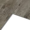 Wooden floor panel with seam