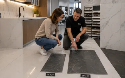 12×24 vs. 24×48 Porcelain Tile: How to Choose the Right Size for Each Room